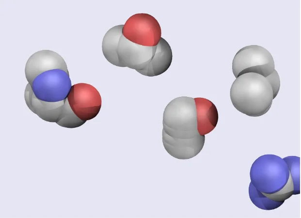 hydrolyzovaná molekula kolagenu